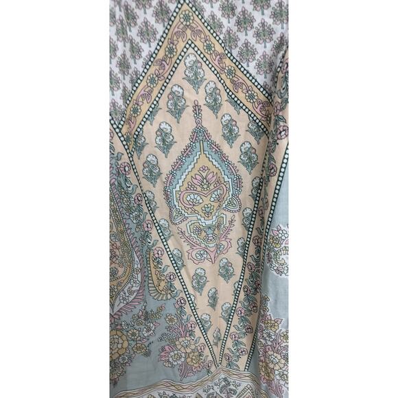 4072) Soft Surroundings Petite Paisley Floral Print Tabitha Tunic Top Size XS - Picture 7 of 9